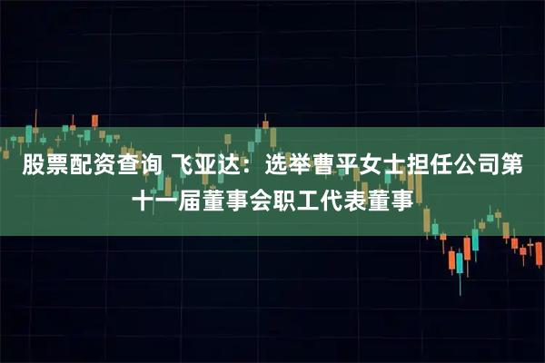 股票配资查询 飞亚达：选举曹平女士担任公司第十一届董事会职工代表董事